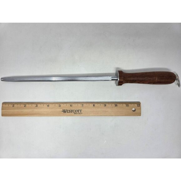 GUNTER WILHELM EXECUTIVE CHEF SERIES HONING STEEL ROD 440C GERMAN STEEL 15" - Picture 1 of 6